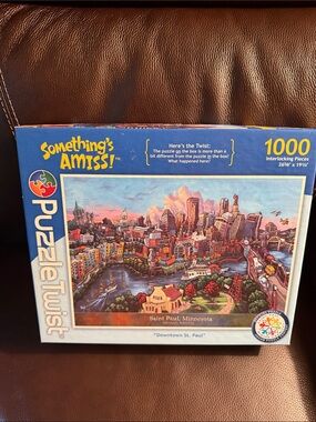 Downtown St. Paul - Something's Amiss! - 1000 Piece Jigsaw Puzzle by PuzzleTwist